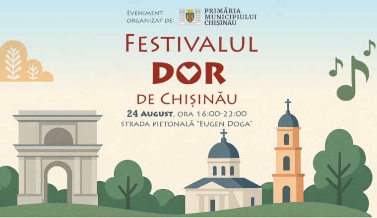 24 august, Festivalul „Dor de Chișinău”