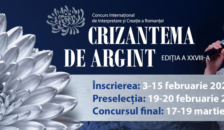 Lansarea concursului „Crizantema de Argint”, ediția a XXVIII-a